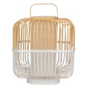 Forestier - Bamboo Square Taffellamp M White