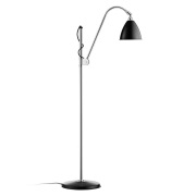 GUBI - Bestlite Bl3 VloerLamp Ø16 Chroom Zwart