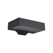 Nordlux - Monay Square LED-zonne-buitenwandlamp zwart IP44