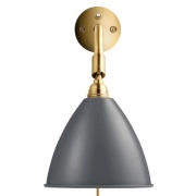 GUBI - Bestlite Bl7 Wandlamp Ø16 Geelkoper/Gray