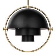 GUBI - Multi-Lite Hanglamp Ø36 Geelkoper/Zwart