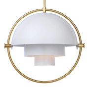 GUBI - Multi-Lite Hanglamp Ø36 Geelkoper/Wit