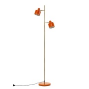 Dyberg Larsen - Ocean vloerlamp, oranje, hoogte 160 cm, 2-lamps