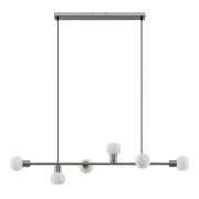 Lindby - Biscala Hanglamp Nickel/Opal