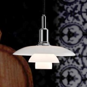 Louis Poulsen - PH 3/2 hanglamp, chroom/opaal, Ø 29 cm