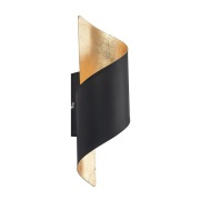 Lindby - Chenotara Wandlamp Black/Gold