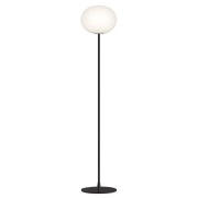 FLOS - Glo-Ball F2 vloerlamp matzwart/opaal