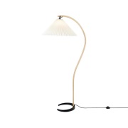 GUBI - Timberline Vloerlamp White/Oak/Birch