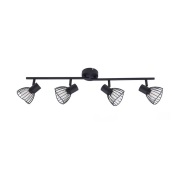 Lindby - Piena 4 Plafondlamp Zwart
