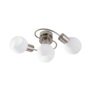Lindby - Ciala 3 Plafondlamp White/Nickel