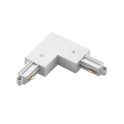 Lindby - Linaro Track Hoek Connector Wit