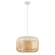 Forestier - Bamboo Hanglamp S White