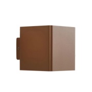 Lucande - Aaron LED Buiten Wandlamp Bruin