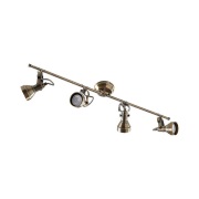 Lindby - Perseas 6 Plafondlamp Antique Brass