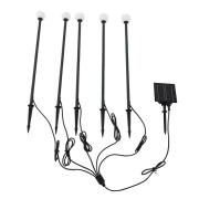 Lindby - Freydis Zonnecellamp w/Grondpin 5 pcs. Zwart