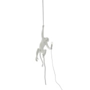 SELETTI - Monkey With Rope Hanglamp Wit