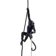 SELETTI - Monkey With Rope Buiten Hanglamp Zwart