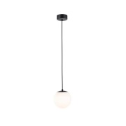 Paulmann - Gove LED Pendant IP44 Matt Zwart/Satin