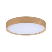 Paulmann - Tega LED Plafondlamp IP44 Wit/Hout