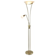 Lindby - Felicia Vloerlamp Brass/White