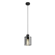 Lindby - Kourtney Hanglamp Black/Smoke