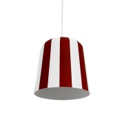 Dyberg Larsen - Gry Hanglamp Dark Rood/Wit DybergLarsen