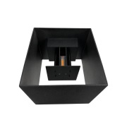 Dyberg Larsen - Venus LED Buiten Wandlamp 15x15 Zwart DybergLarsen