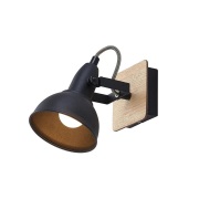 Lindby - Aylis Wandlamp Black/Wood