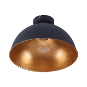 Lindby - Lya Plafondlamp Ø31 Black/Gold