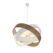 Lindby - Simaria Hanglamp Brown/White/Grey