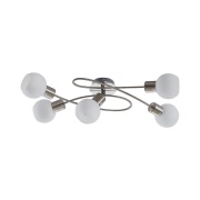 Lindby - Elaina 5 Plafondlamp Nickel