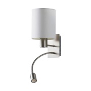 Lindby - Shajan Wandlamp Nickel/White