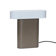 Hübsch - Sleek Tafellamp Brown/Light Grey