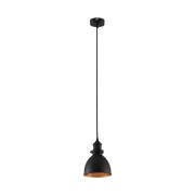 Lindby - Jasminka 1 Hanglamp Black/Gold