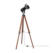 Lindby - Hilma Vloerlamp Wood/Black