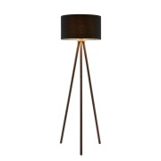 Lindby - Majken Vloerlamp Dark Grey/Black