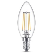 Philips - Lichtbron LED 4,3W Glas Kaars (470lm) E14