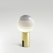 MARSET - Dipping Light Portable tafellamp Off-White/Brushed Brass