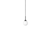 Nuura Aps - Apiales 1 hanglamp, zwart/opaal, 12 cm Nuura