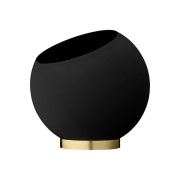 AYTM - Globe Pot Ø30xH26,6 Black/Gold