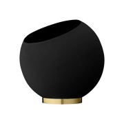 AYTM - Globe Pot Ø37xH32,3 Black/Gold