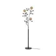 Lucande - Evory Vloerlamp Black/Gold