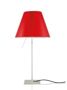 Luceplan - Costanza Tafellamp Alu/Primary Red