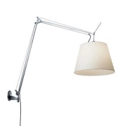 Artemide - Tolomeo Mega Wandlamp met Dimmer Ø320 Alu/Wit