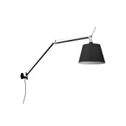 Artemide - Tolomeo Mega Wandlamp met Dimmer Ø420 Zwart