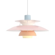 Louis Poulsen - PH 5 hanglamp Pastels Blue/Rose/Peach