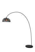 Lucide Mesh - staanlamp - 200 cm - zwart