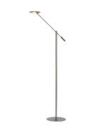 Lucide Anselmo - leeslamp - 25 x 25 x 140 - 9W LED incl. - mat chroom