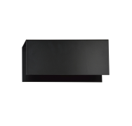 Emibig Tolos - wandverlichting - 24 x 10 cm - zwart