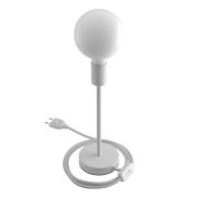 Creative Cables Alzaluce - tafellamp - Ø 12 x 34 cm - metaal - wit